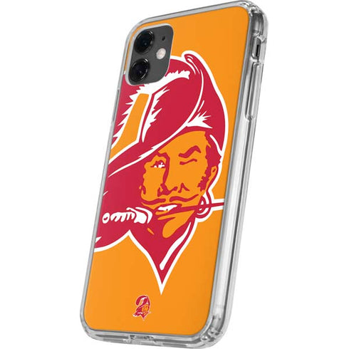 NFL Tampa Bay Buccaneers Retro Logo iPhone 11 Clear Case