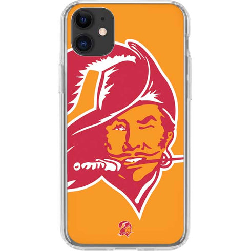 NFL Tampa Bay Buccaneers Retro Logo iPhone 11 Clear Case