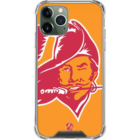 NFL Tampa Bay Buccaneers Retro Logo iPhone 11 Pro Max Clear Case