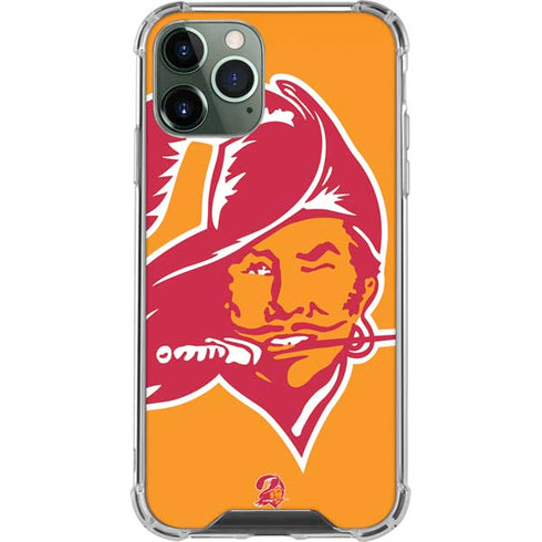 NFL Tampa Bay Buccaneers Retro Logo iPhone 12 Pro Max Clear Case