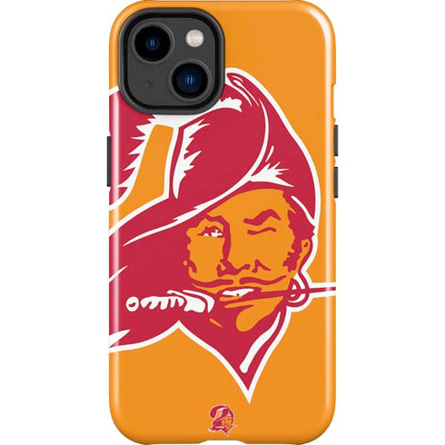 NFL Tampa Bay Buccaneers Retro Logo iPhone 14 Plus Impact Case