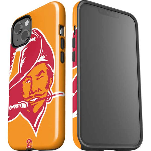 NFL Tampa Bay Buccaneers Retro Logo iPhone 15 Plus Impact Case