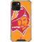 NFL Tampa Bay Buccaneers Retro Logo iPhone 14 Plus Clear Case