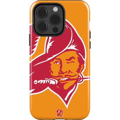 NFL Tampa Bay Buccaneers Retro Logo iPhone 15 Pro Impact Case