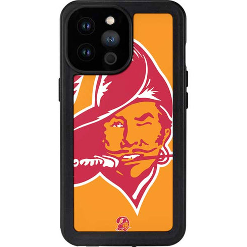 NFL Tampa Bay Buccaneers Retro Logo iPhone 14 Pro Max Waterproof Case