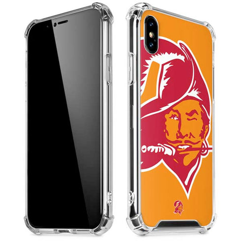 NFL Tampa Bay Buccaneers Retro Logo iPhone X/XS Clear Case