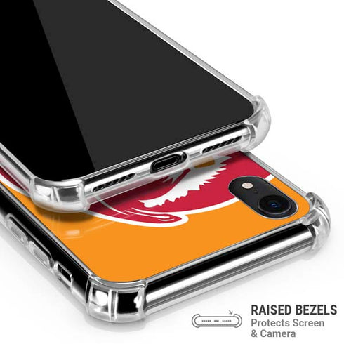 NFL Tampa Bay Buccaneers Retro Logo iPhone XR Clear Case