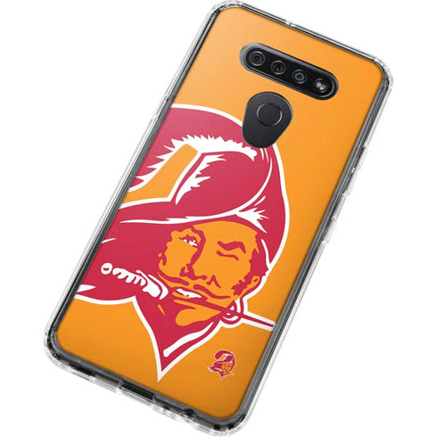 NFL Tampa Bay Buccaneers Retro Logo LG K51/Q51 Clear Case
