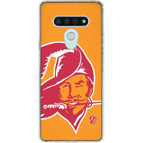 NFL Tampa Bay Buccaneers Retro Logo LG Stylo 6 Clear Case