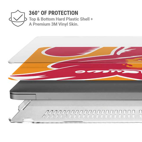 NFL Tampa Bay Buccaneers Retro Logo MacBook Pro 16in (2021-25) Case plus Skin