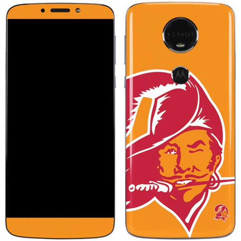 NFL Tampa Bay Buccaneers Retro Logo Moto E5 Plus Skin