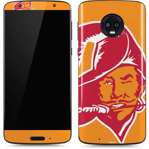 NFL Tampa Bay Buccaneers Retro Logo Moto G6 Skin