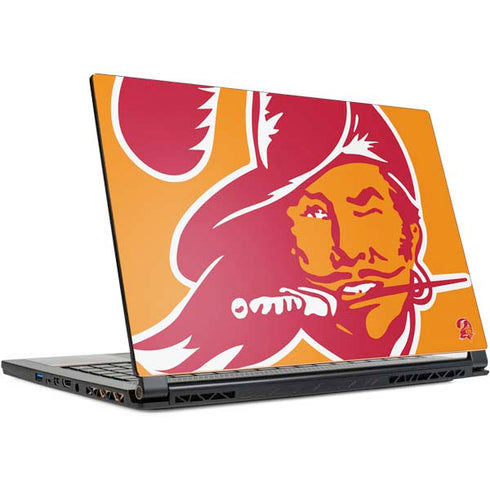 NFL Tampa Bay Buccaneers Retro Logo MSI GS65 Stealth Laptop Skin