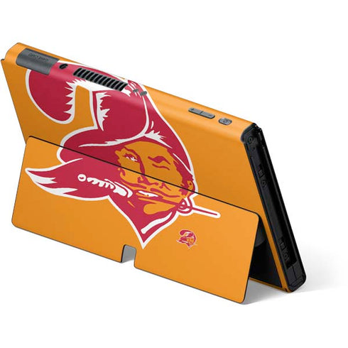 NFL Tampa Bay Buccaneers Retro Logo Nintendo Switch OLED (2021) Skin