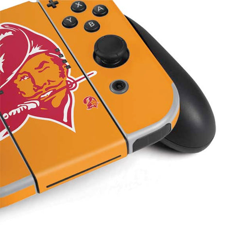 NFL Tampa Bay Buccaneers Retro Logo Nintendo Switch OLED (2021) Skin