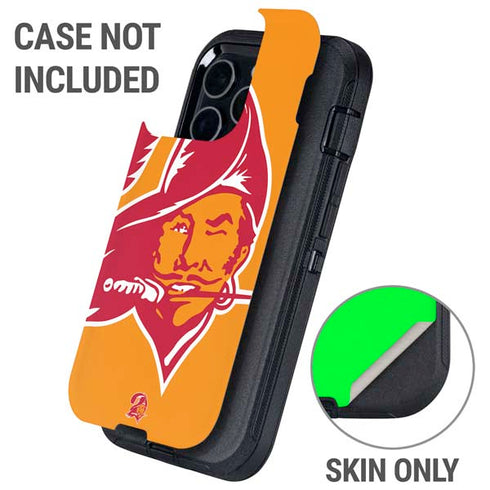 NFL Tampa Bay Buccaneers Retro Logo Otterbox Defender iPhone Skin