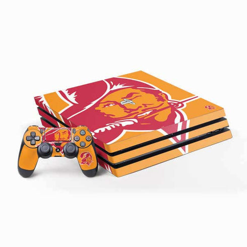 NFL Tampa Bay Buccaneers Retro Logo PS4 Pro Bundle Skin