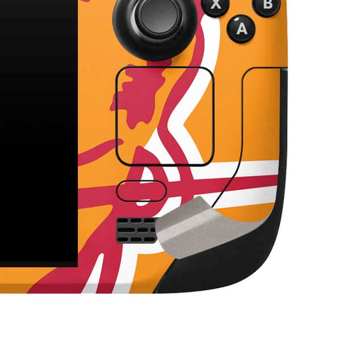 NFL Tampa Bay Buccaneers Retro Logo Steam Deck Handheld Gaming Computer Skin