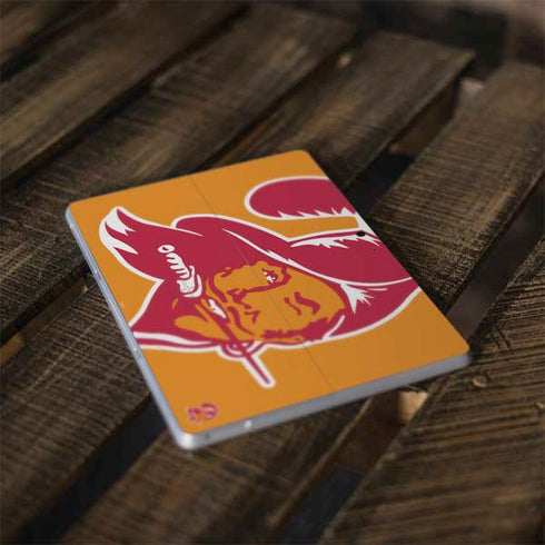 NFL Tampa Bay Buccaneers Retro Logo Surface Go Skin