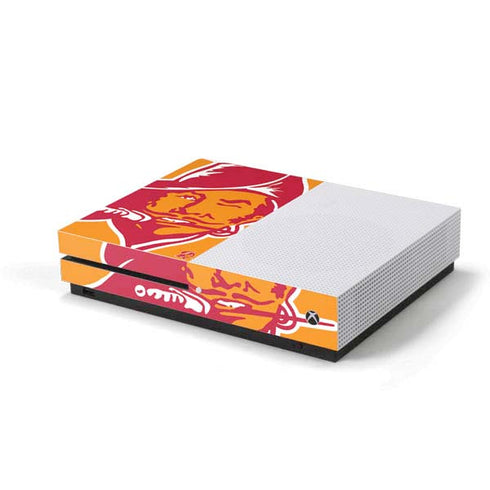 NFL Tampa Bay Buccaneers Retro Logo Xbox One S Console Skin
