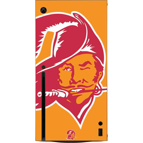 NFL Tampa Bay Buccaneers Retro Logo Xbox Series X Console Skin