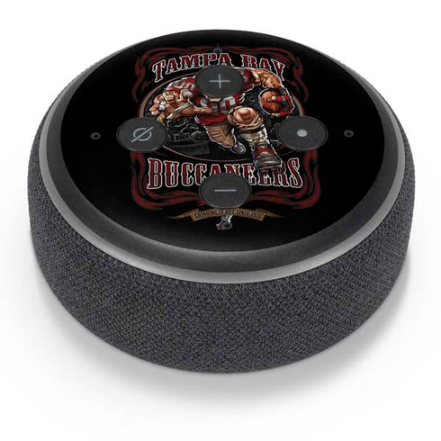 Liquid Blue NFL Tampa Bay Buccaneers Running Back Amazon Echo Dot Skin