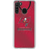 NFL Tampa Bay Buccaneers Team Jersey Galaxy A21 Clear Case