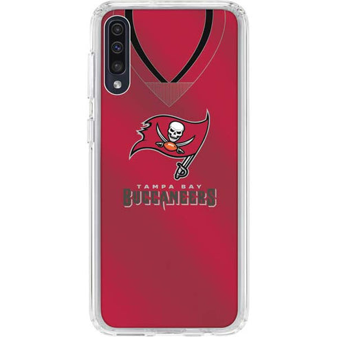 NFL Tampa Bay Buccaneers Team Jersey Galaxy A50 Clear Case