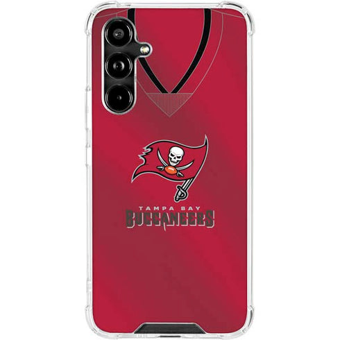 NFL Tampa Bay Buccaneers Team Jersey Galaxy A54 5G Clear Case