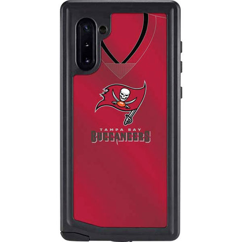 NFL Tampa Bay Buccaneers Team Jersey Galaxy Note 10 Waterproof Case