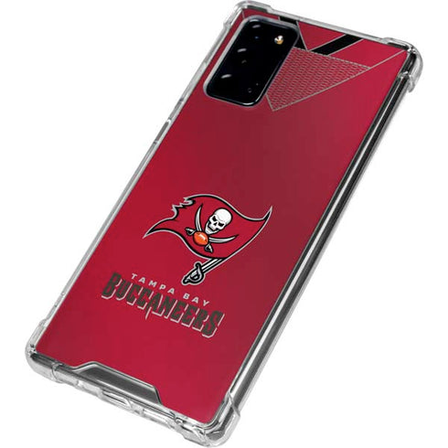 NFL Tampa Bay Buccaneers Team Jersey Galaxy Note20 5G Clear Case