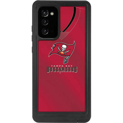 NFL Tampa Bay Buccaneers Team Jersey Galaxy Note20 5G Waterproof Case