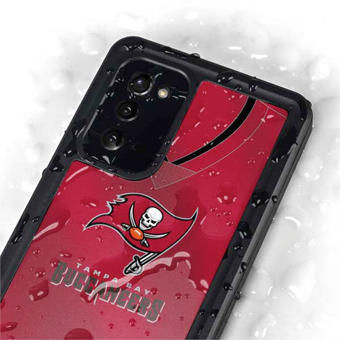NFL Tampa Bay Buccaneers Team Jersey Galaxy Note20 5G Waterproof Case