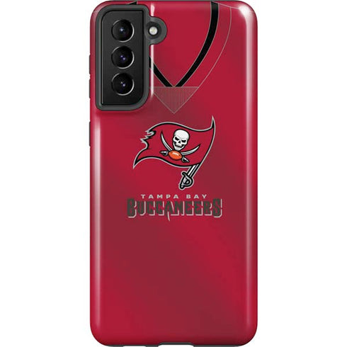 NFL Tampa Bay Buccaneers Team Jersey Galaxy S21 FE Pro Case