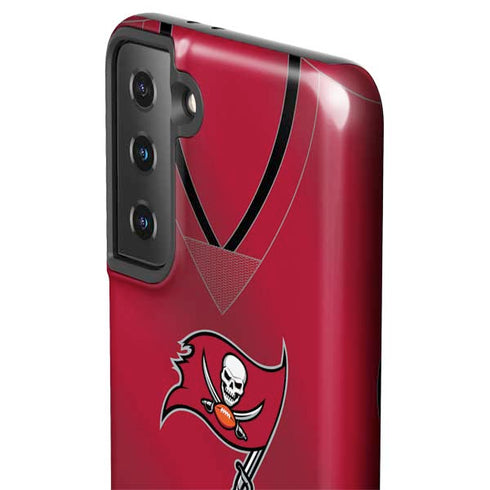 NFL Tampa Bay Buccaneers Team Jersey Galaxy S21 FE Pro Case