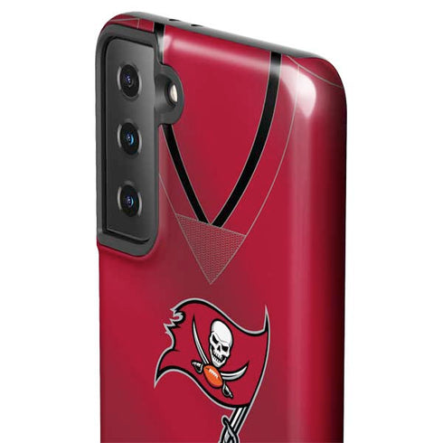 NFL Tampa Bay Buccaneers Team Jersey Galaxy S21 Plus 5G Pro Case