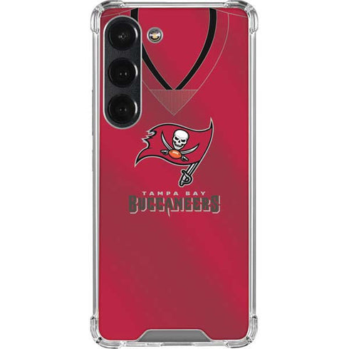NFL Tampa Bay Buccaneers Team Jersey Galaxy S23 Clear Case