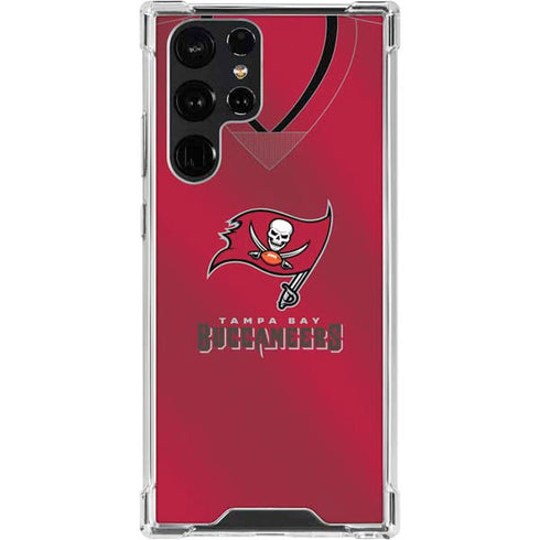 NFL Tampa Bay Buccaneers Team Jersey Galaxy S24 Ultra Clear Case