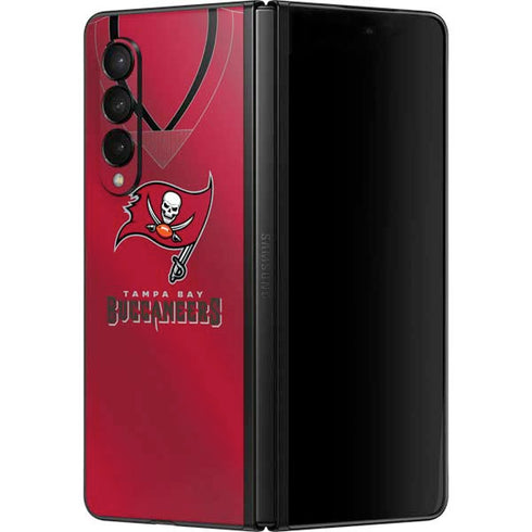 NFL Tampa Bay Buccaneers Team Jersey Galaxy Z Fold3 5G Skin