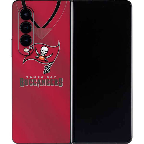 NFL Tampa Bay Buccaneers Team Jersey Galaxy Z Fold4 5G Skin