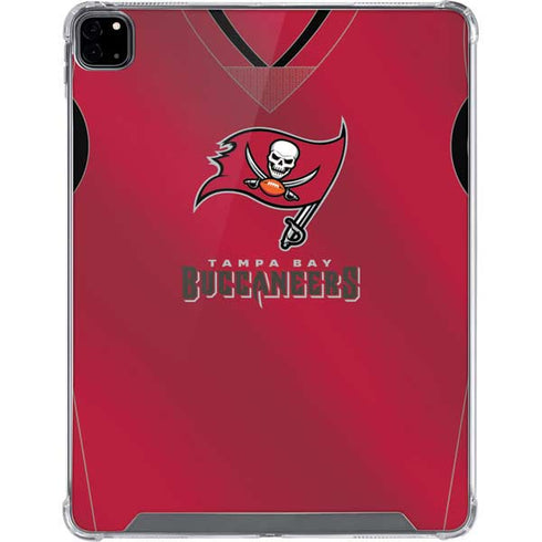 NFL Tampa Bay Buccaneers Team Jersey iPad Pro 12.9in (2020) Clear Case