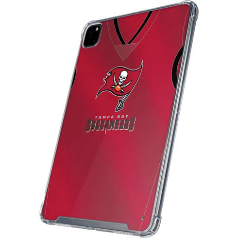 NFL Tampa Bay Buccaneers Team Jersey iPad Pro 12.9in (2020) Clear Case