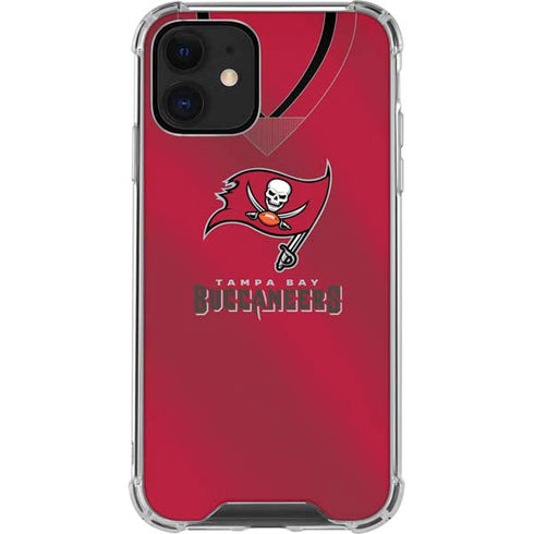 NFL Tampa Bay Buccaneers Team Jersey iPhone 12 Mini Clear Case