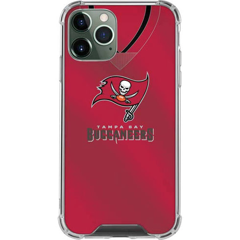 NFL Tampa Bay Buccaneers Team Jersey iPhone 12 Pro Clear Case