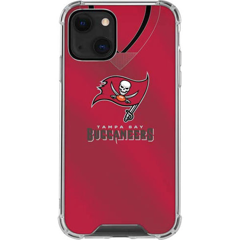 NFL Tampa Bay Buccaneers Team Jersey iPhone 14 Plus Clear Case