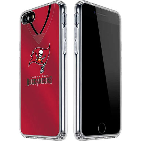 NFL Tampa Bay Buccaneers Team Jersey iPhone SE (2nd & 3rd Gen) Clear Case