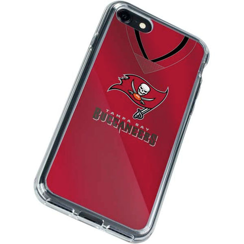 NFL Tampa Bay Buccaneers Team Jersey iPhone SE (2nd & 3rd Gen) Clear Case