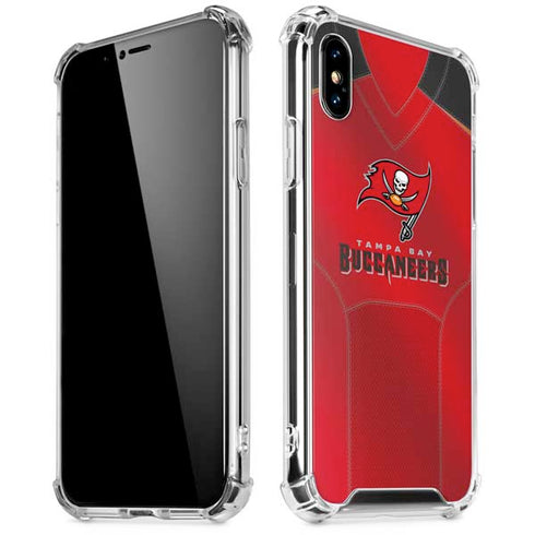 NFL Tampa Bay Buccaneers Team Jersey iPhone X/XS Clear Case