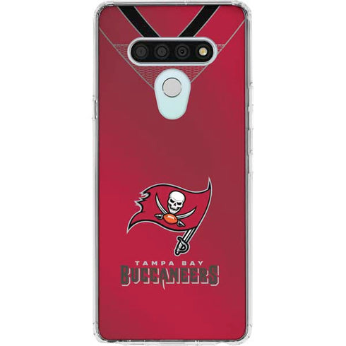 NFL Tampa Bay Buccaneers Team Jersey LG Stylo 6 Clear Case