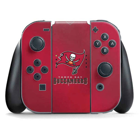 NFL Tampa Bay Buccaneers Team Jersey Nintendo Switch (2017-2021) Joy-Con Controller Skin
